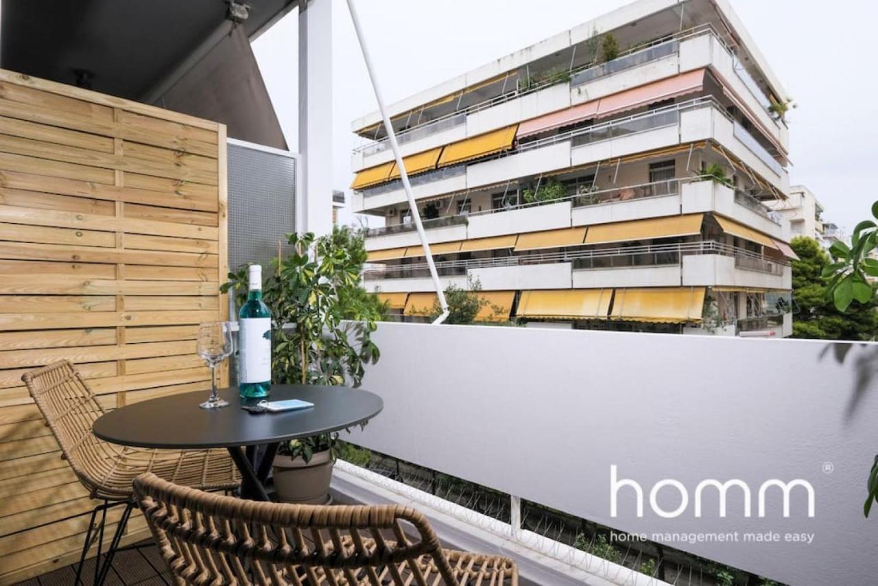 Athens Riviera Homm Flat 4 Min Walk From Beach, Thiseos Str Exterior foto