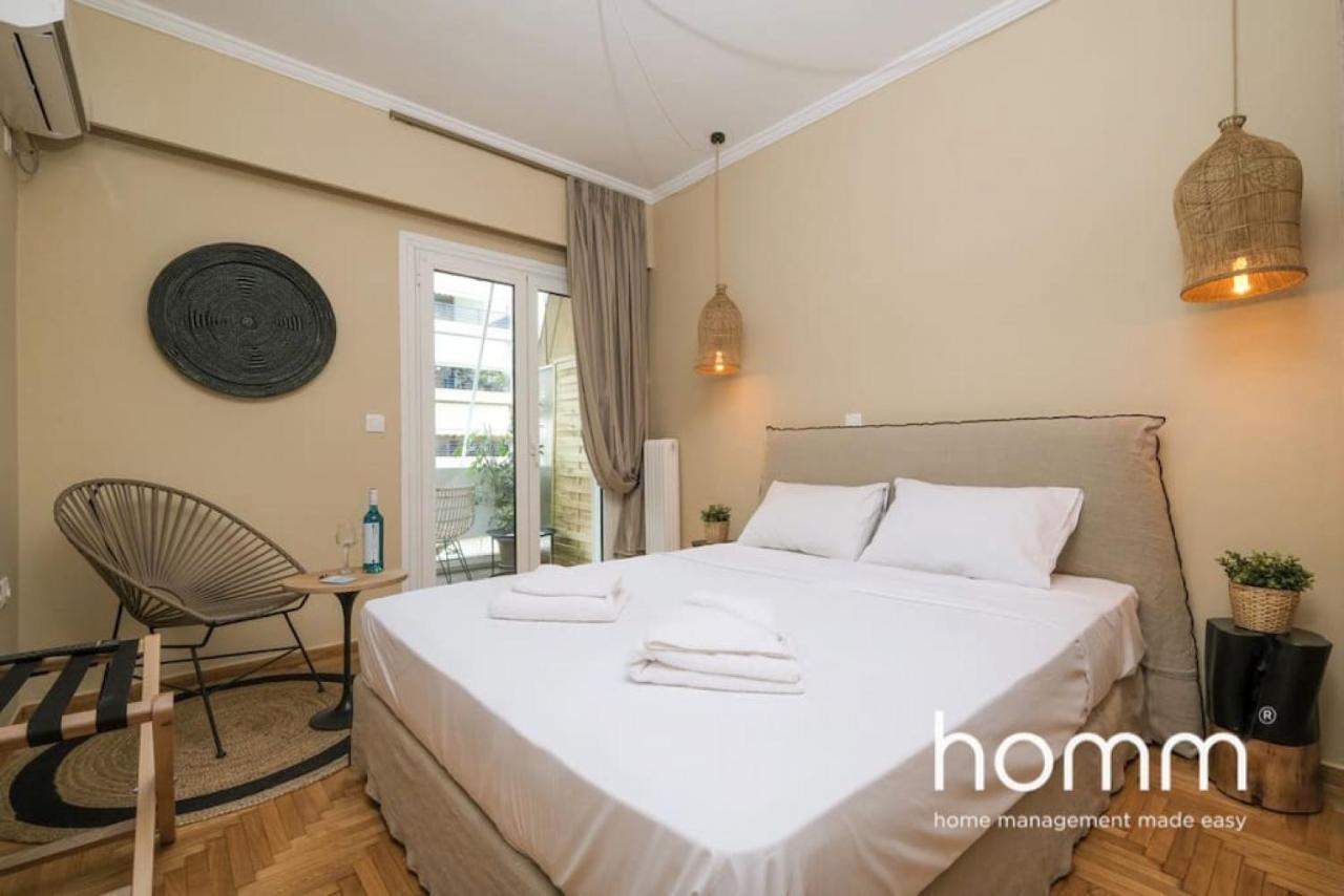 Athens Riviera Homm Flat 4 Min Walk From Beach, Thiseos Str Exterior foto